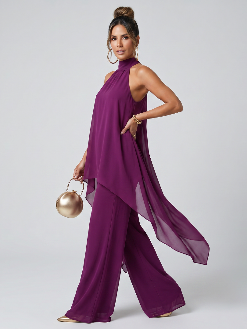 Zareen | Tunic Top & Wide-Leg Pants Set