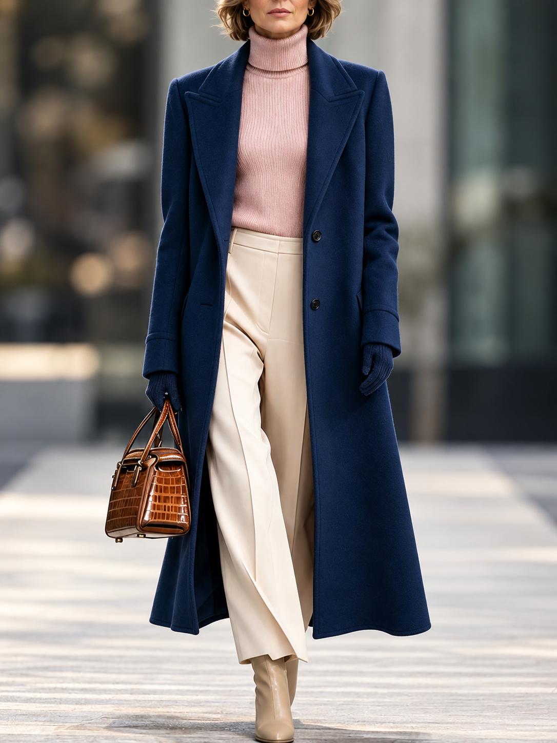 The Evelyn™ Classic Cotton-Wool Coat