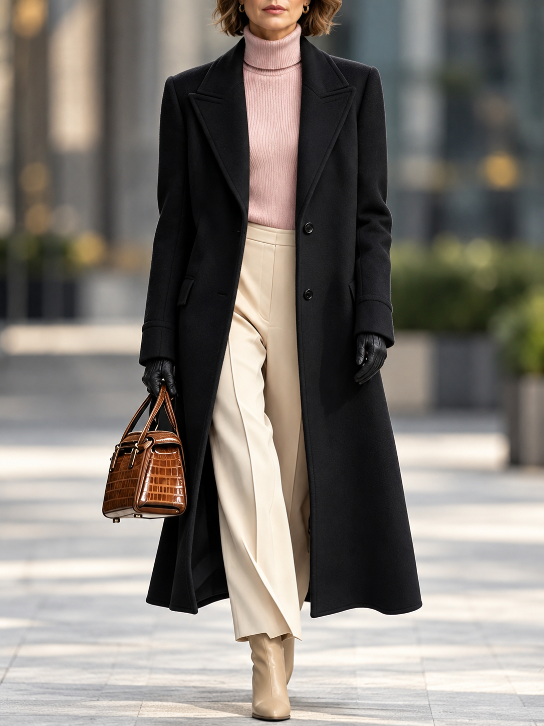 The Evelyn™ Classic Cotton-Wool Coat