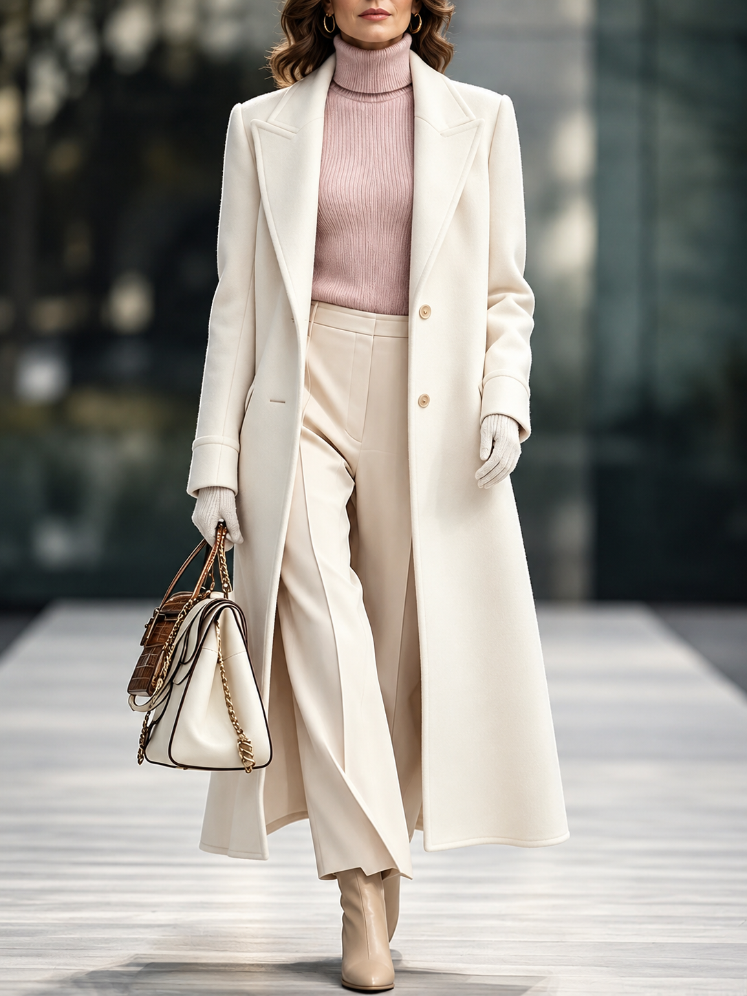 The Evelyn™ Classic Cotton-Wool Coat