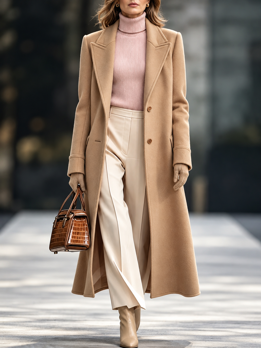 The Evelyn™ Classic Cotton-Wool Coat