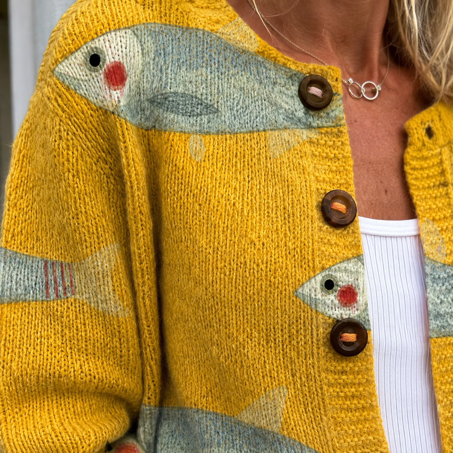 Anouk™ | Vintage Knit Cardigan Sweater
