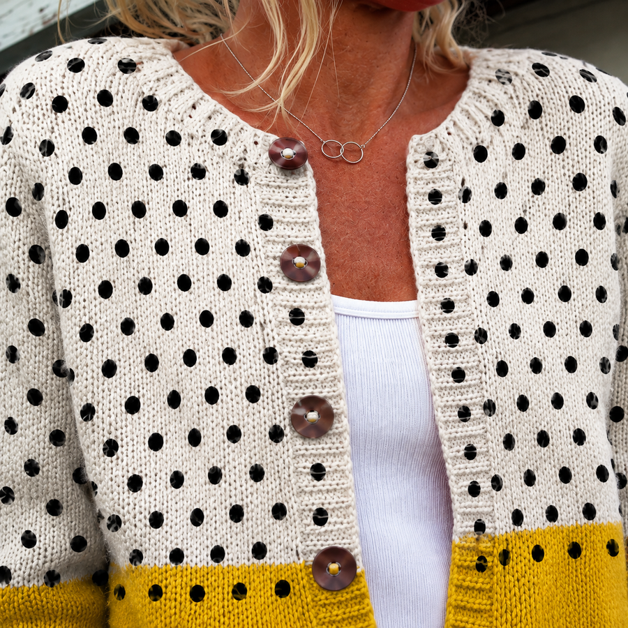 Junella™ | Vintage Knit Cardigan Sweater