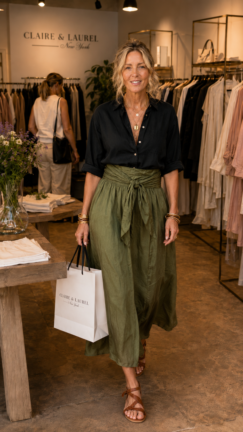 Camilla | Tie-Waist Midi Set