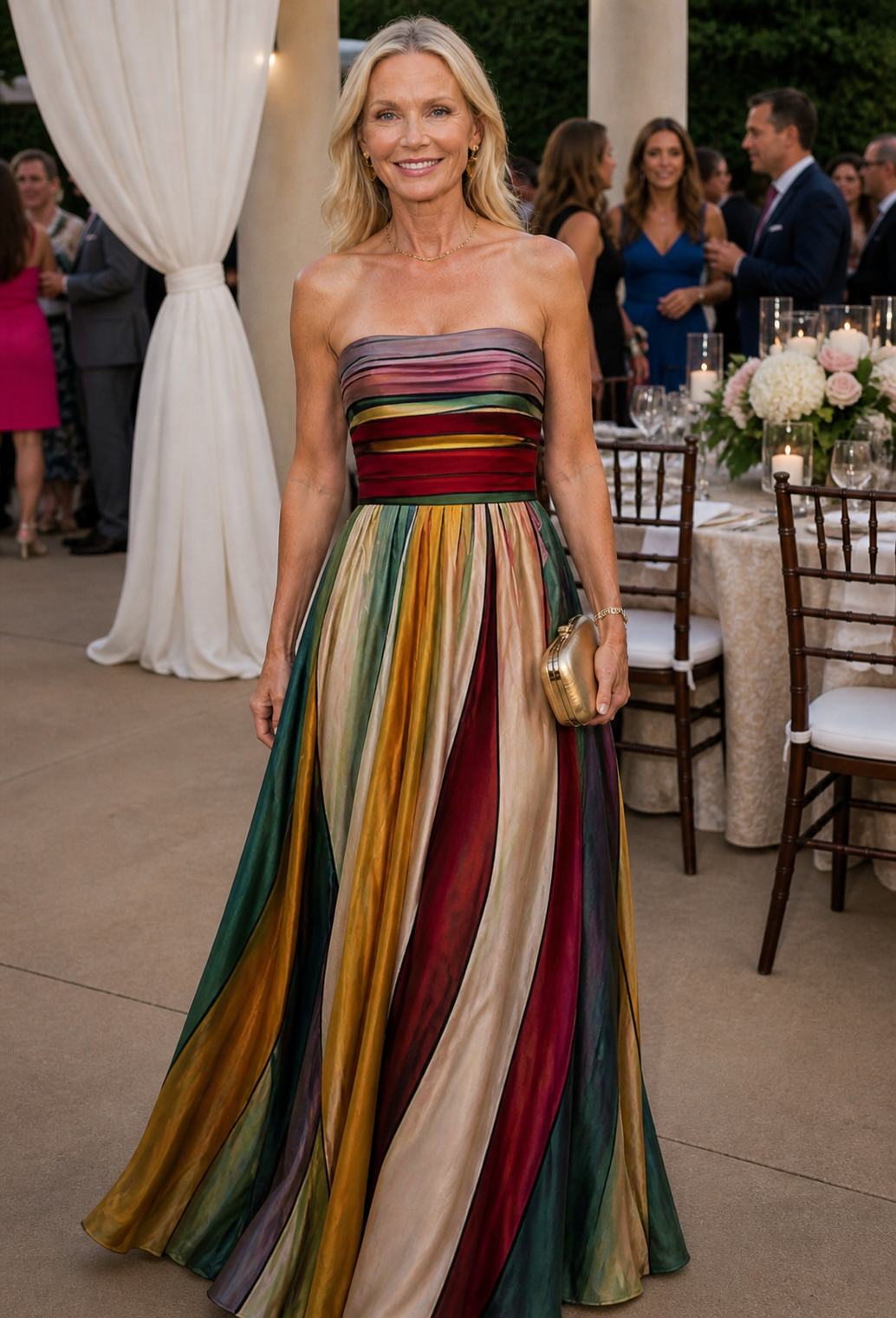 Amara | Effortless Strapless A-Line Dress