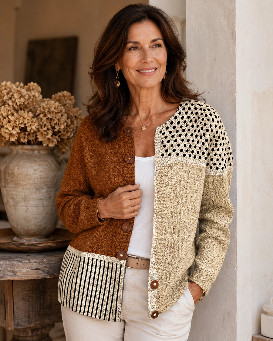 Eloise™ | Vintage Knit Cardigan Sweater